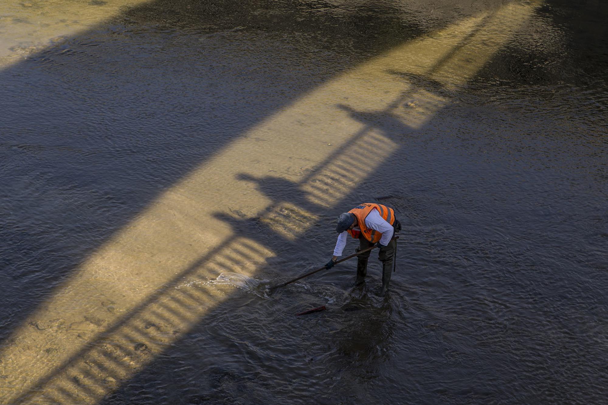 Limpieza del Manzanares